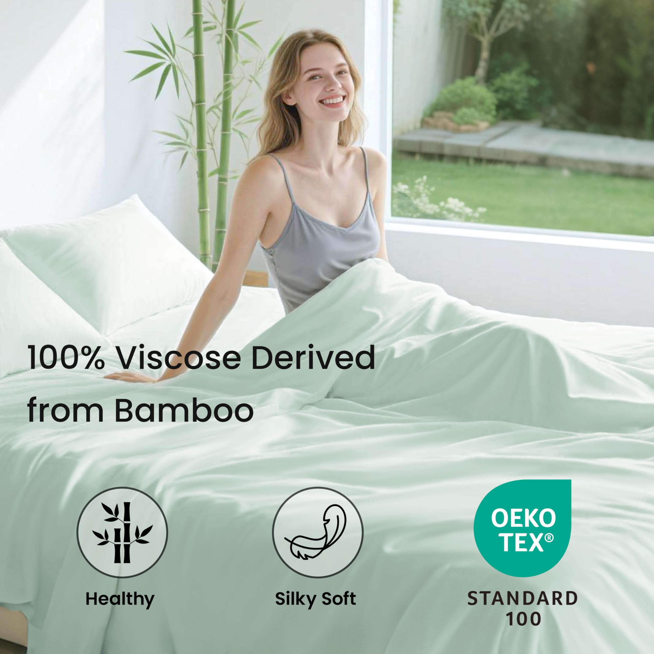 Love's cabin Sea Glass fitted sheet fits up to 16-inch mattresses securely