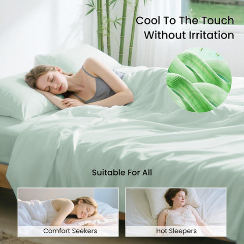 Love's cabin Sea Glass pillowcases protect hair and skin with smooth fabric