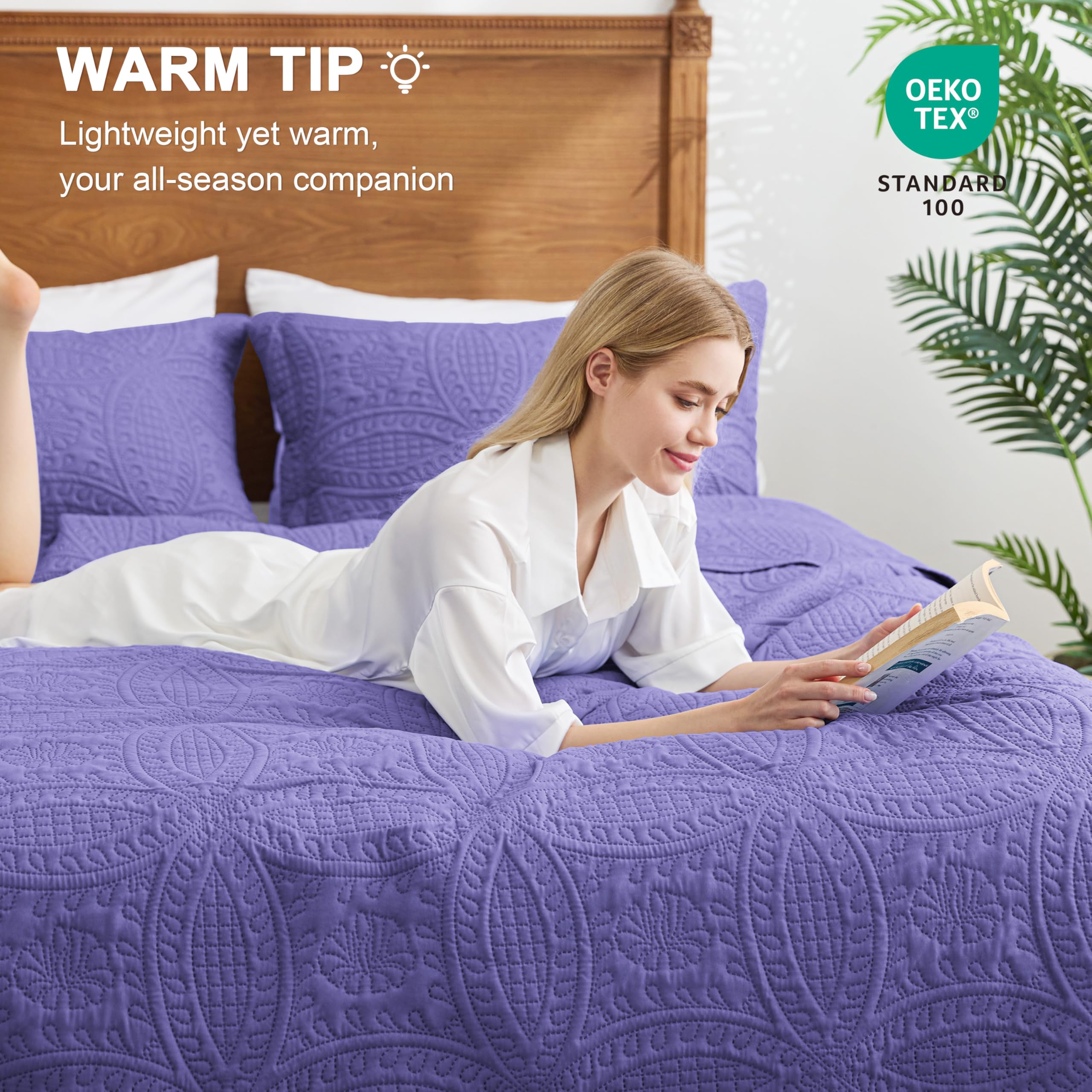 Love's cabin two shams offer coordinated bed styling.