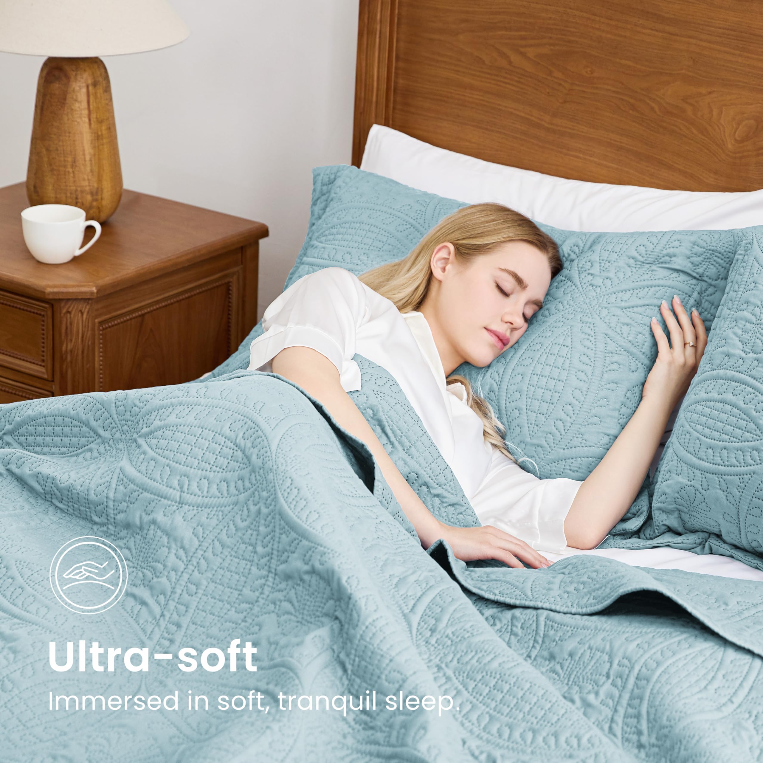 Love's cabin ultrasonic pressing technology closeup, prevents unraveling.