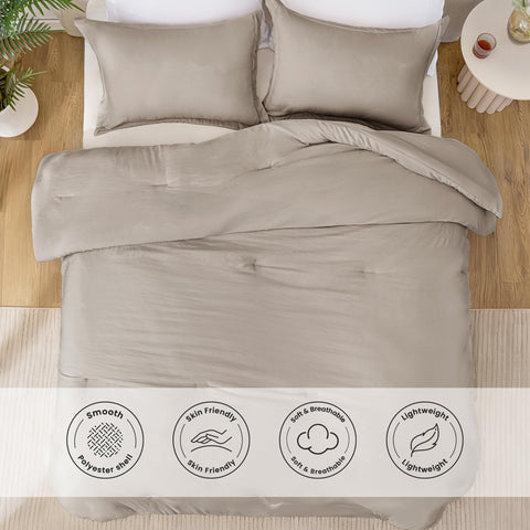 Love's cabin Burlwood comforter 66x90 fits twin beds with ample coverage.