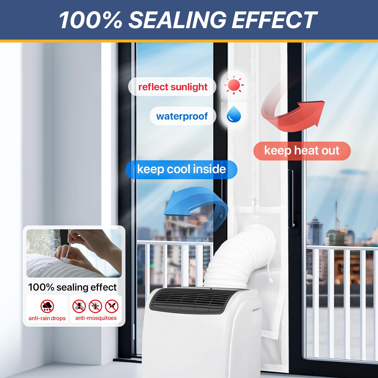 Loviga seal kit demonstrates exhaust hose fit preventing leaks and heat loss.