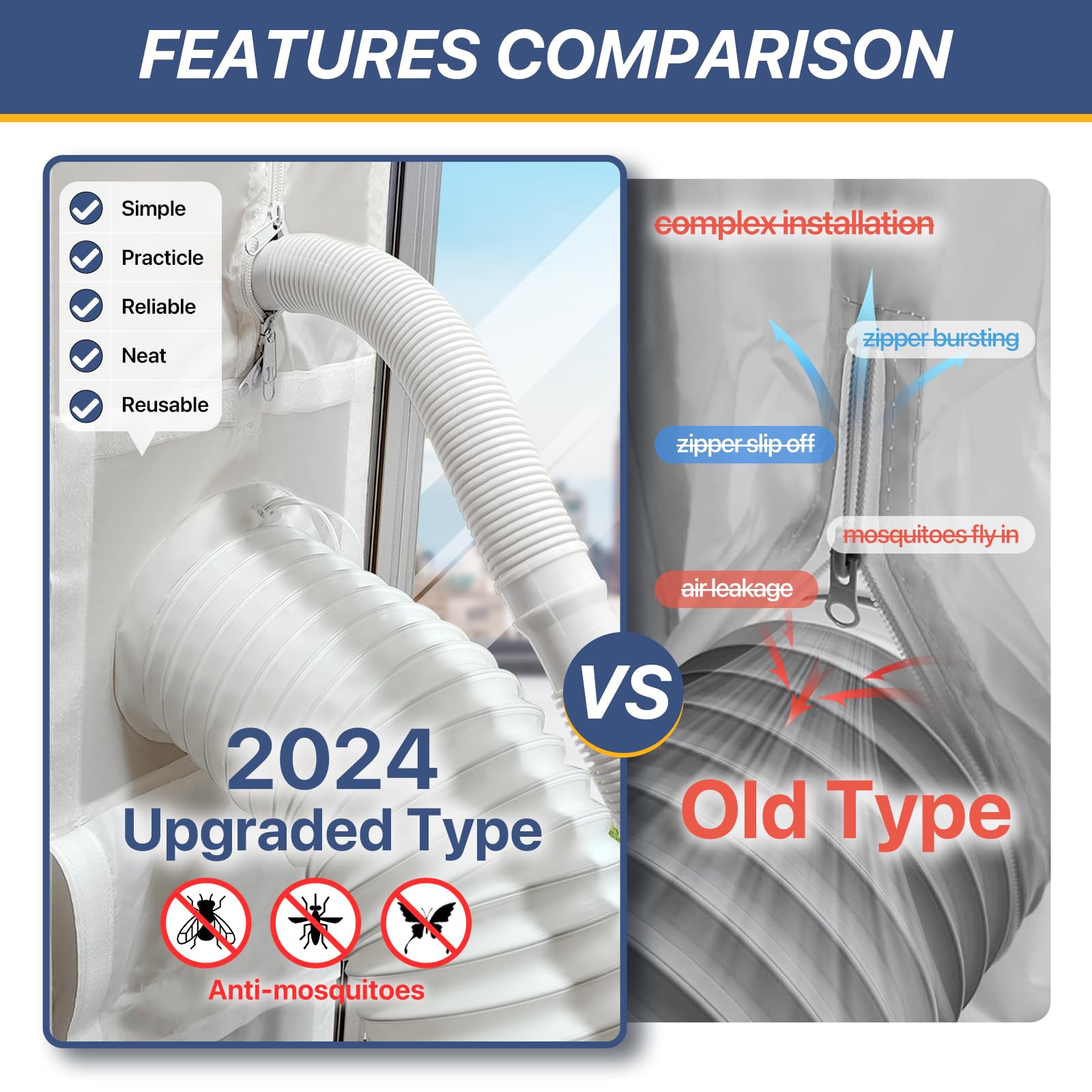 Loviga sliding seal shows a true gap-free sealing around the vent.