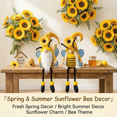Lovinland housewarming gift bee-gnome sunflower for new homes