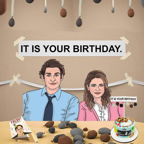 LovinParty cake topper adds a polished finish to birthday treats