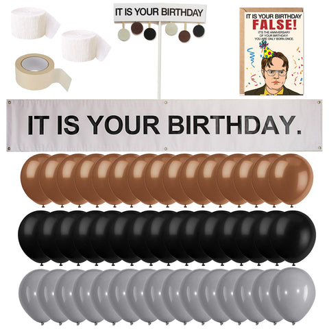 LovinParty It is Your Birthday Banner creates a bold office party backdrop