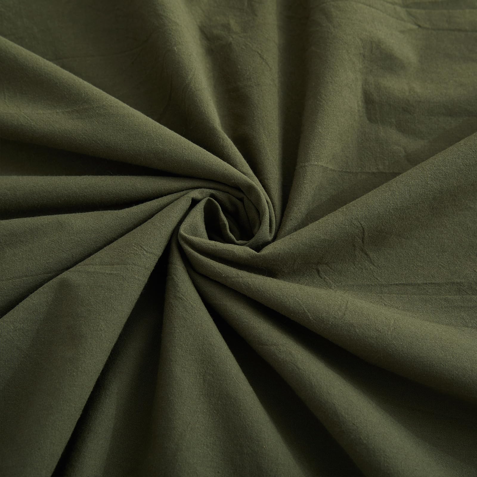 LOVQUE linen-like finish for natural, breathable bedding.
