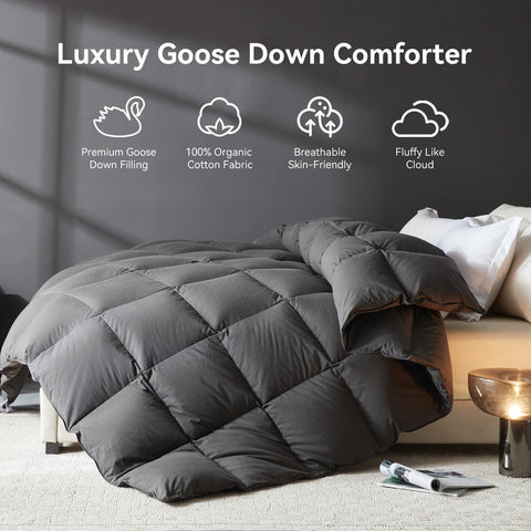 Lovsoul duvet with baffle box design for even distribution and lasting loft.