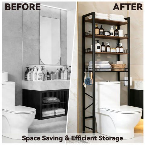Lovswan toilet shelf assembly made simple for quick setup and organization