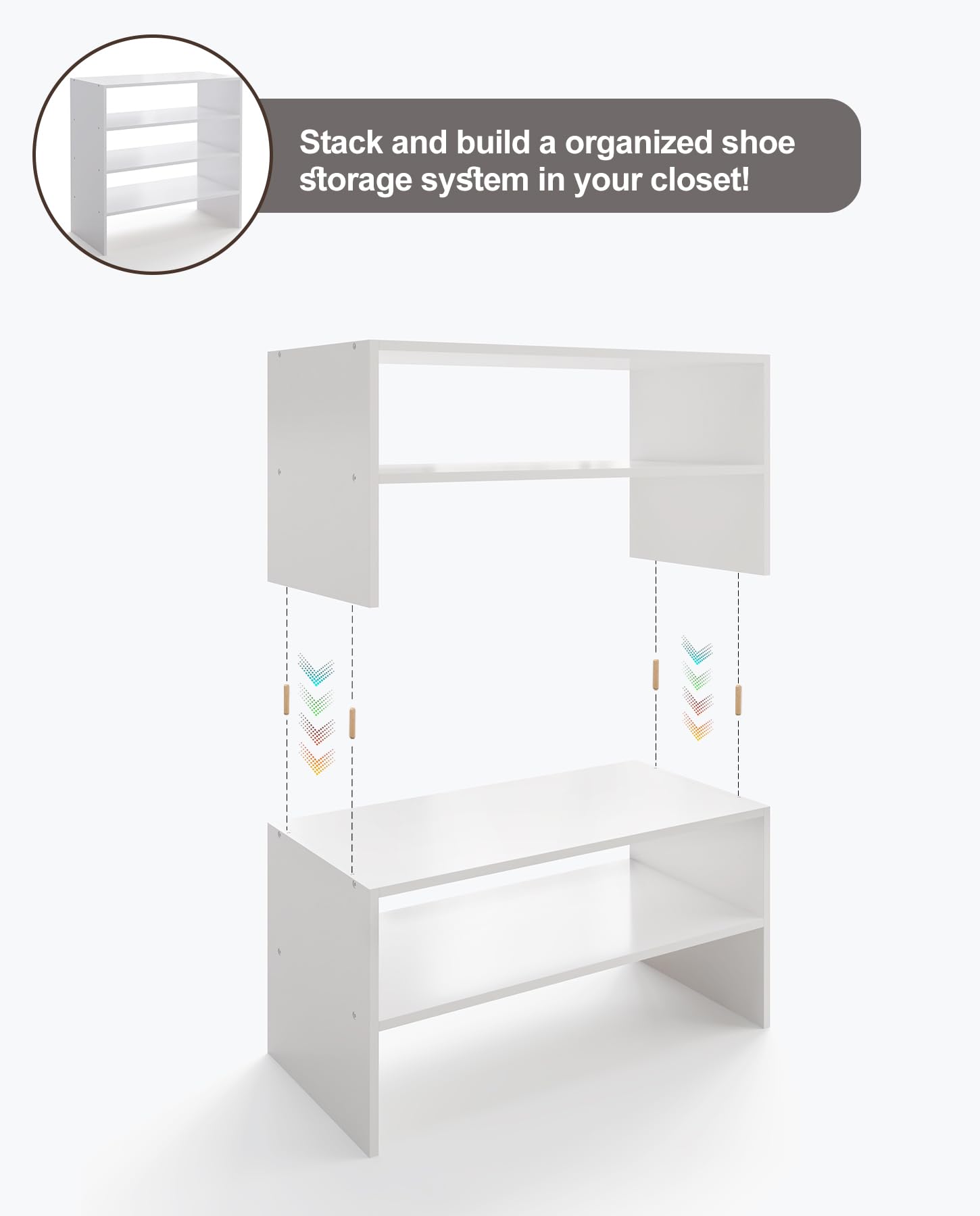 LOWOSA compact dimensions allow placement beside entryway or desk.