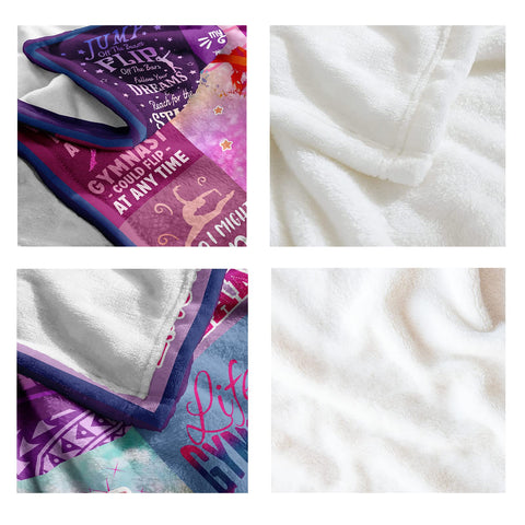 Loxezom gym-themed blanket decor for kids' room