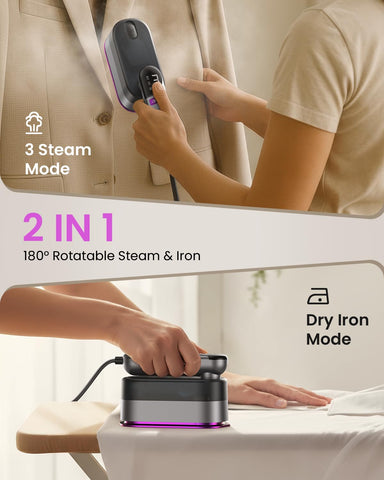 LOXP 170ml leak-proof tank prevents spills during steaming