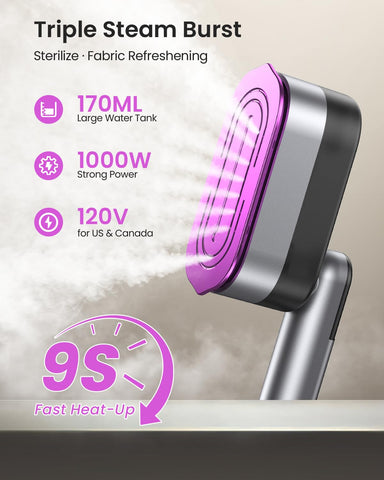 LOXP travel steamer compact design perfect for on-the-go use