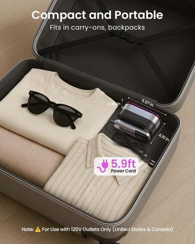 LOXP vertical and horizontal use for versatile garment care