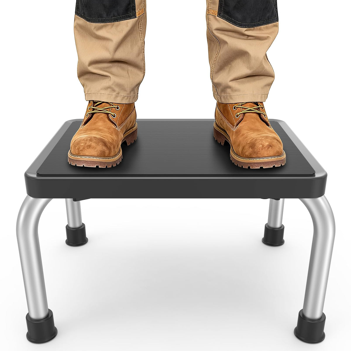 Loyoda Medical Step Stool with anti-slip platform for secure footing in damp bathrooms.