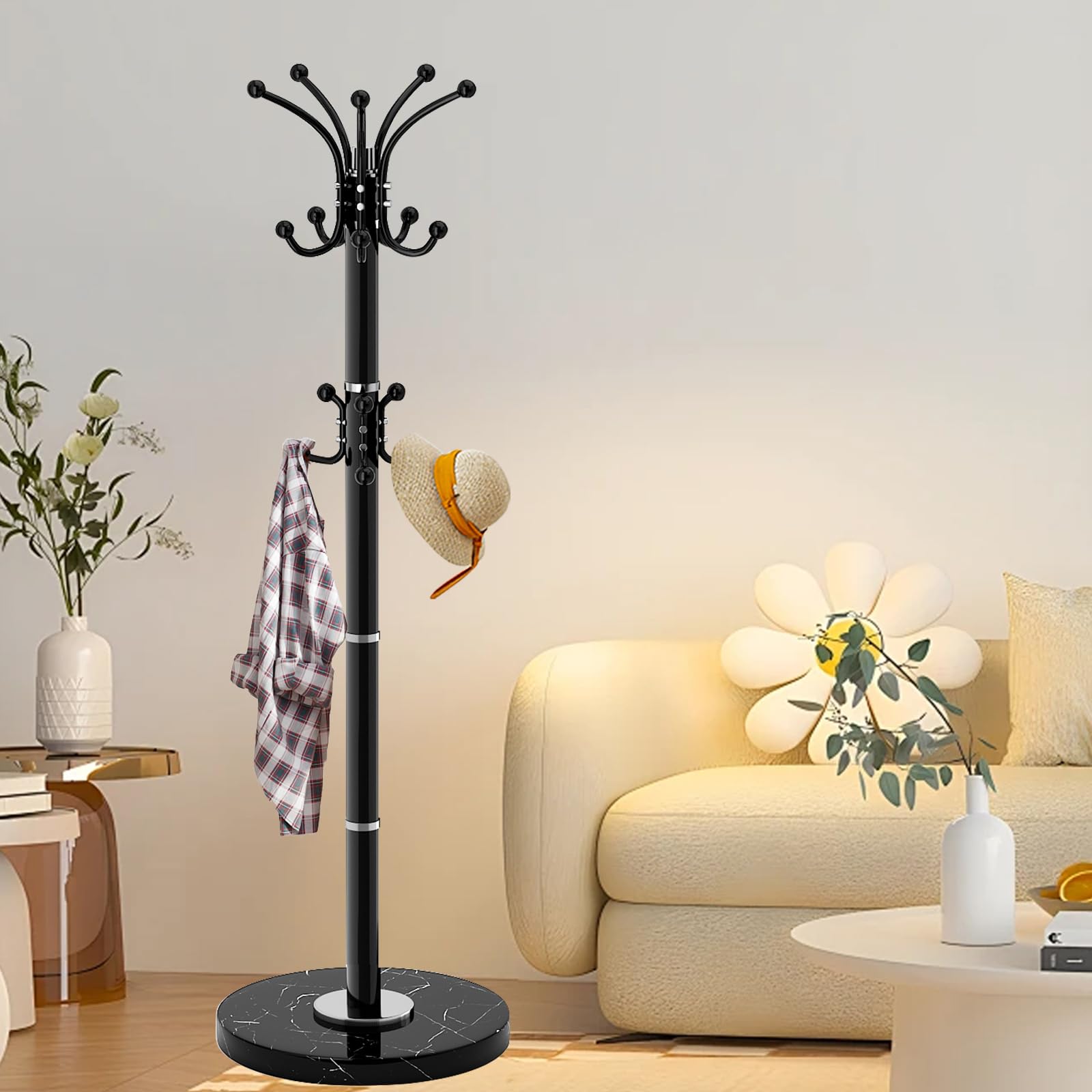 LOZABEE modern coat hanger offering efficient space-saving organization.