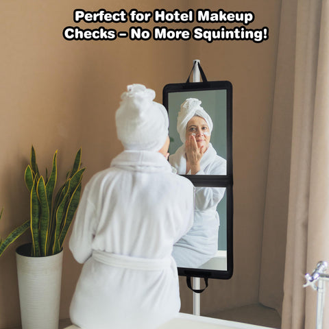 LPHUMEX Portable full-length mirror for dance bags and travel.
