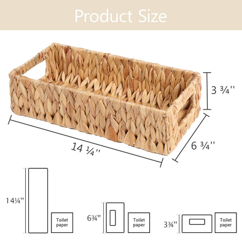 LPKZQHDM toilet paper holder basket provides quick access and tidy display.