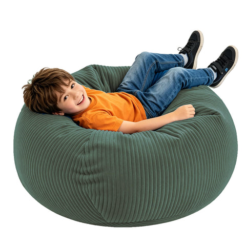 LPMOERA bean bag chair for kids memory foam provides memory foam support for kids