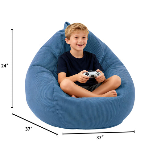 LPMOERA easy-to-move bean bag chair with top handle for flexible room layouts.