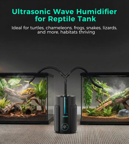 LRAZU extendable hose enables targeted misting across two zones.