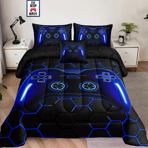 LRIS Bedding gamer twin cushion cover ensemble adds cozy finishing touch