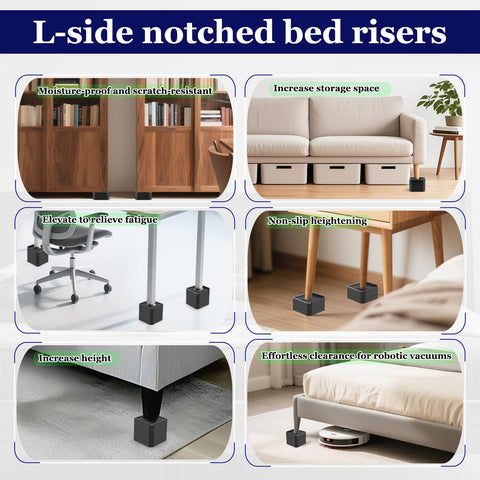 Lsteekoop anti-slip base keeps furniture steady and floor-safe