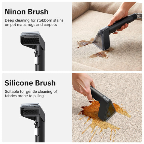 Lubluelu self-cleaning attachment in action