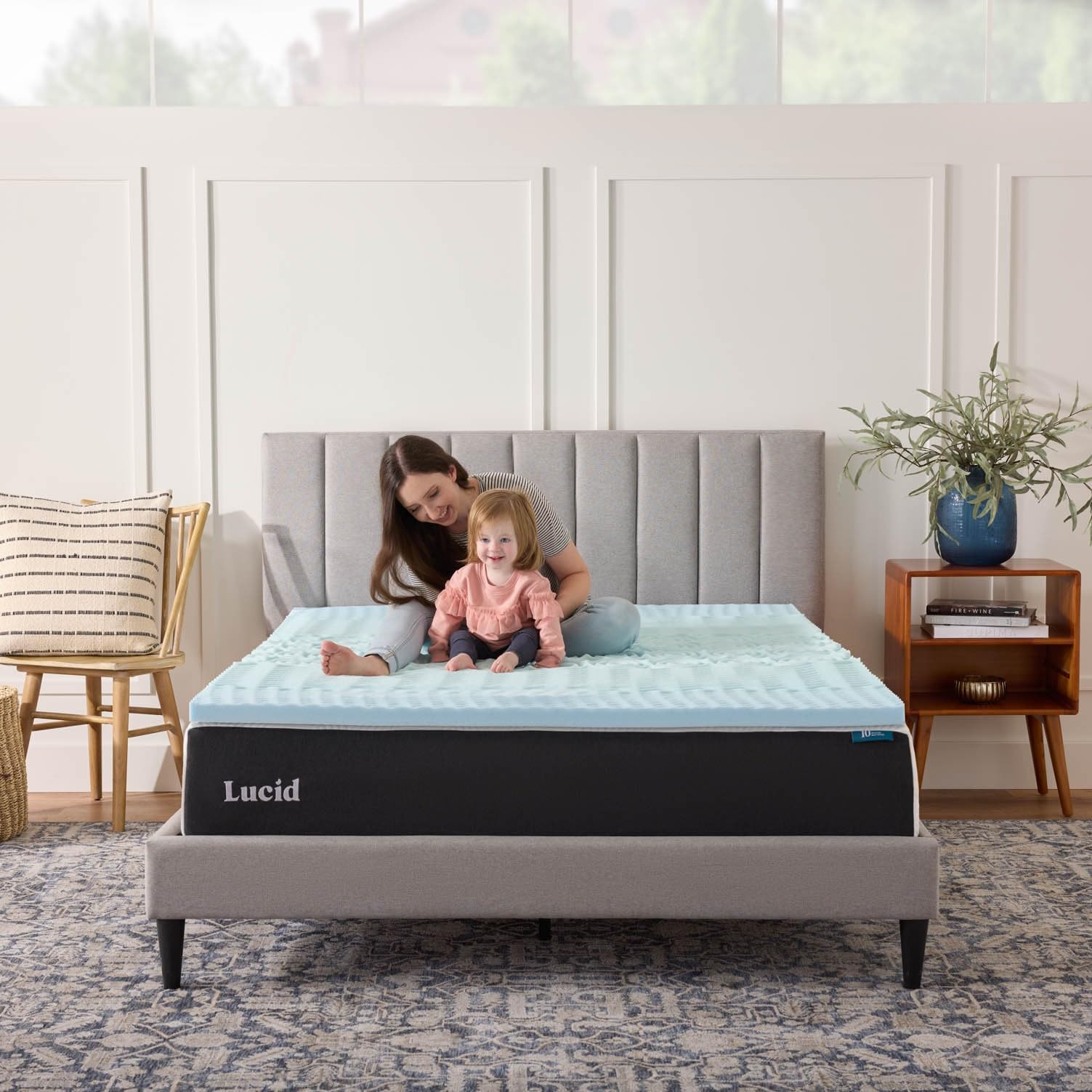 LUCID CertiPUR-US certified foam ensures safe, high-quality materials