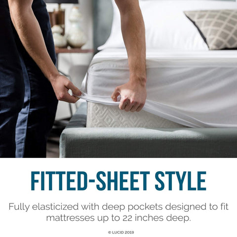 LUCID machine-washable design keeps sleep surface fresh.