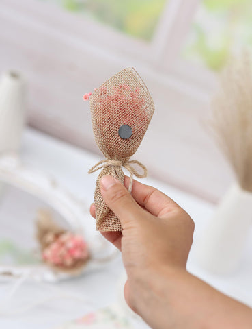 LucidLather mini magnet bouquet decor for fridge or wall display