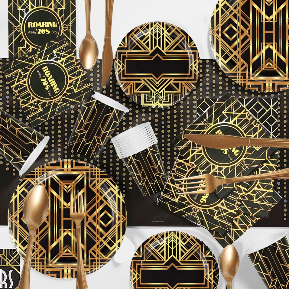 LUCKKYY Gatsby decor signs with glitter for photo worthy moments