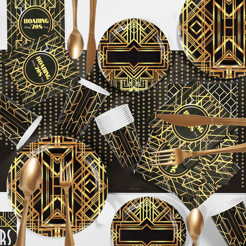 LUCKKYY Gatsby decor signs with glitter for photo worthy moments