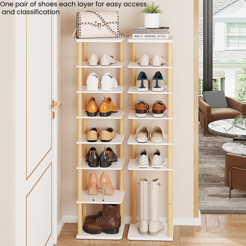 LUCKNOCK adjustable tower shows boot storage option with removable board
