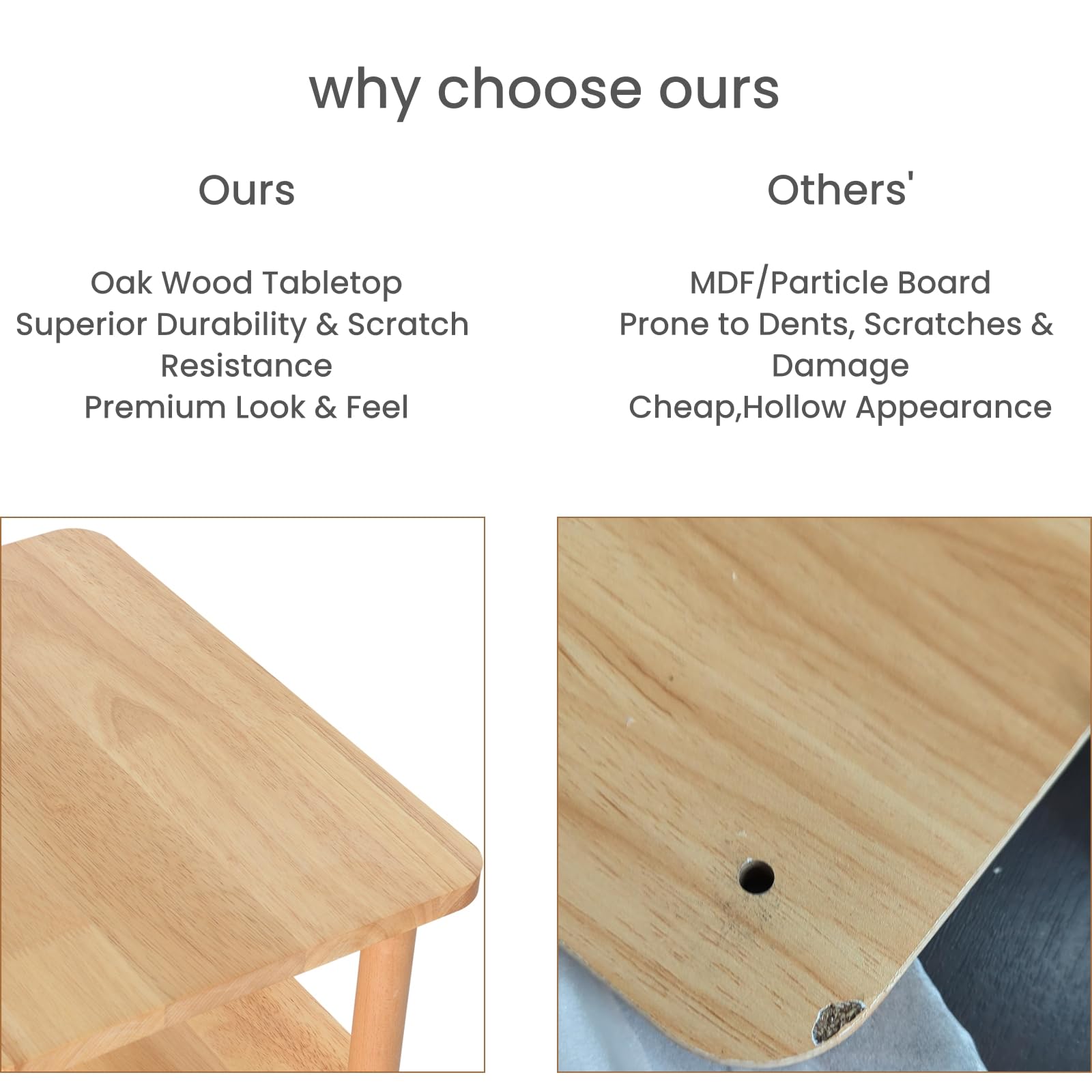 LUCKNOCK light wood tone complements farmhouse and contemporary interiors.