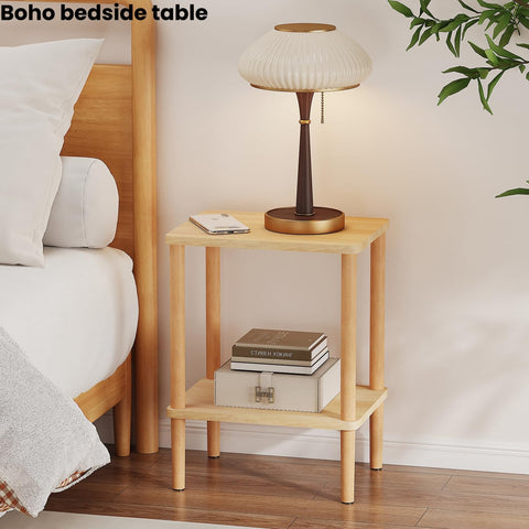 LUCKNOCK side table in living room setup with compact footprint.