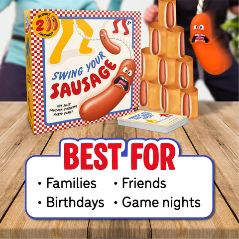 Lucky Egg Swing Your Sausage play anywhere with indoor-outdoor versatility