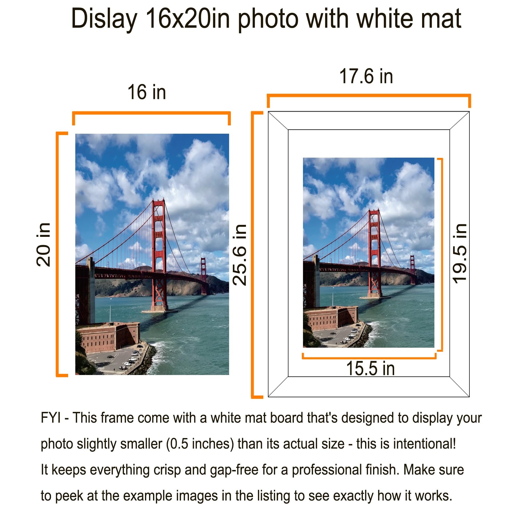 LUCKYLIFE MDF frame close-up highlights durable, lightweight material.
