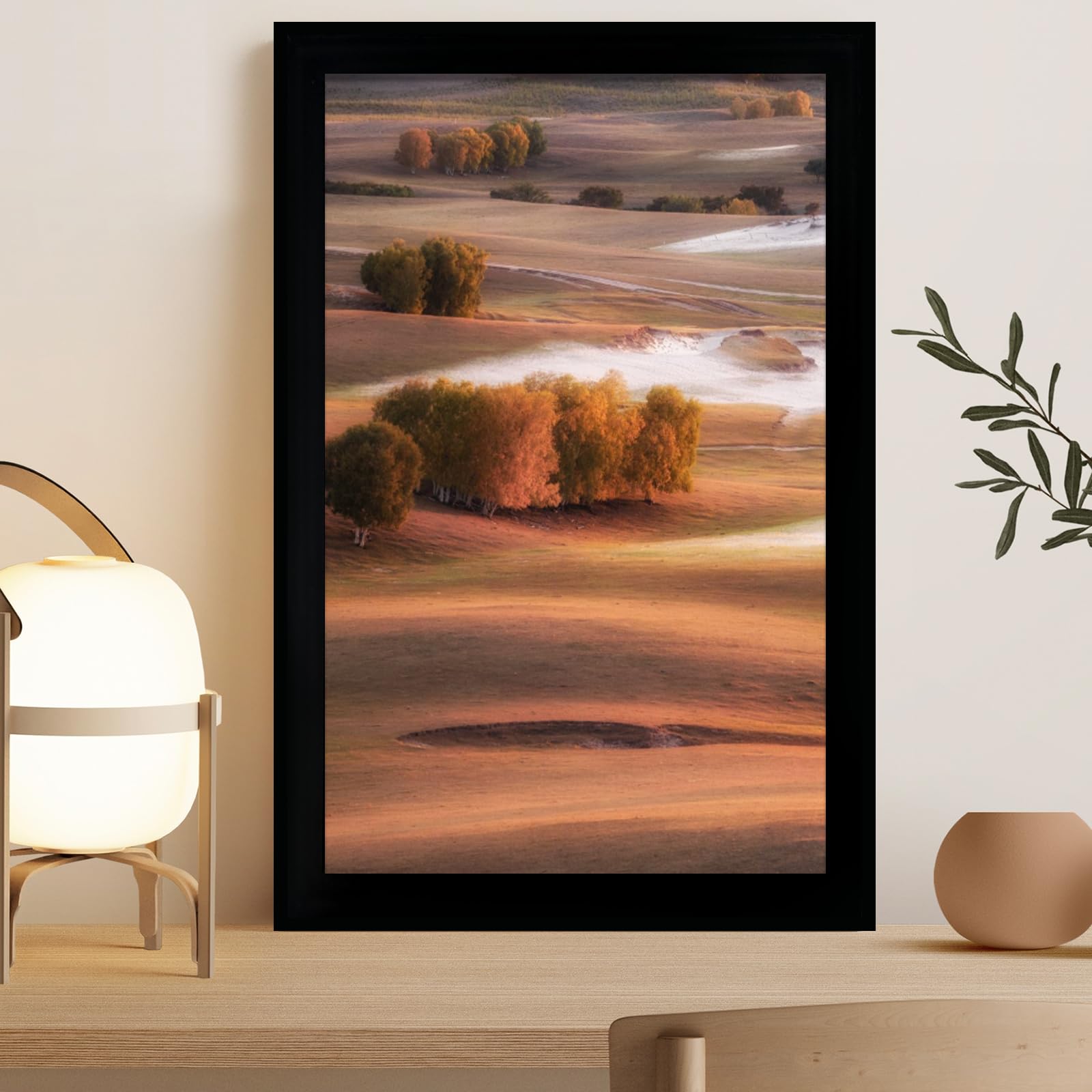 LUCKYLIFE 20x30 frame with peelable protective film for crystal clarity