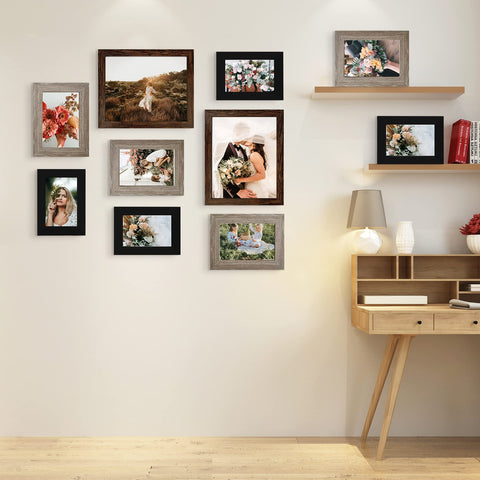 LUCKYLIFE tabletop display frame for desks and mantels.
