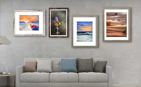 LUCKYLIFE frame with mat demonstrates an 11x14 photo presentation.