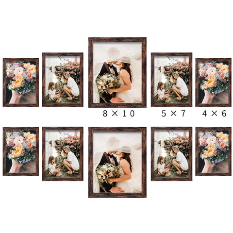 LUCKYLIFE mdf frame closeup highlights smooth grain and rustic charm