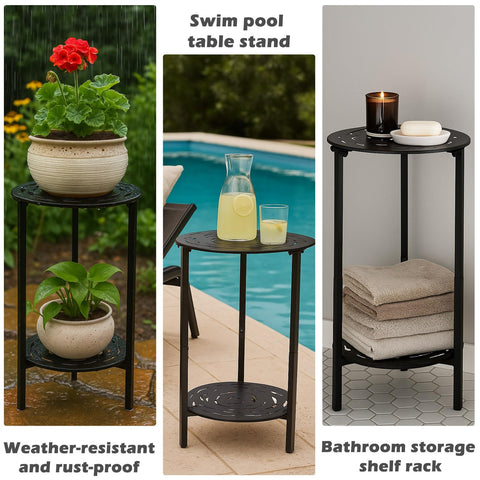 Lucpur small-space accent table enhances rooms without crowding.