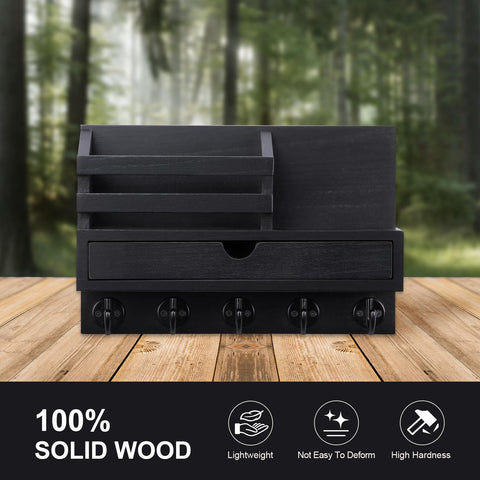 Lucundm entry-way decor rack blending function with home charm