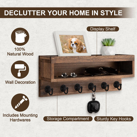 Lucundm extended storage compartment with display shelf for daily essentials.