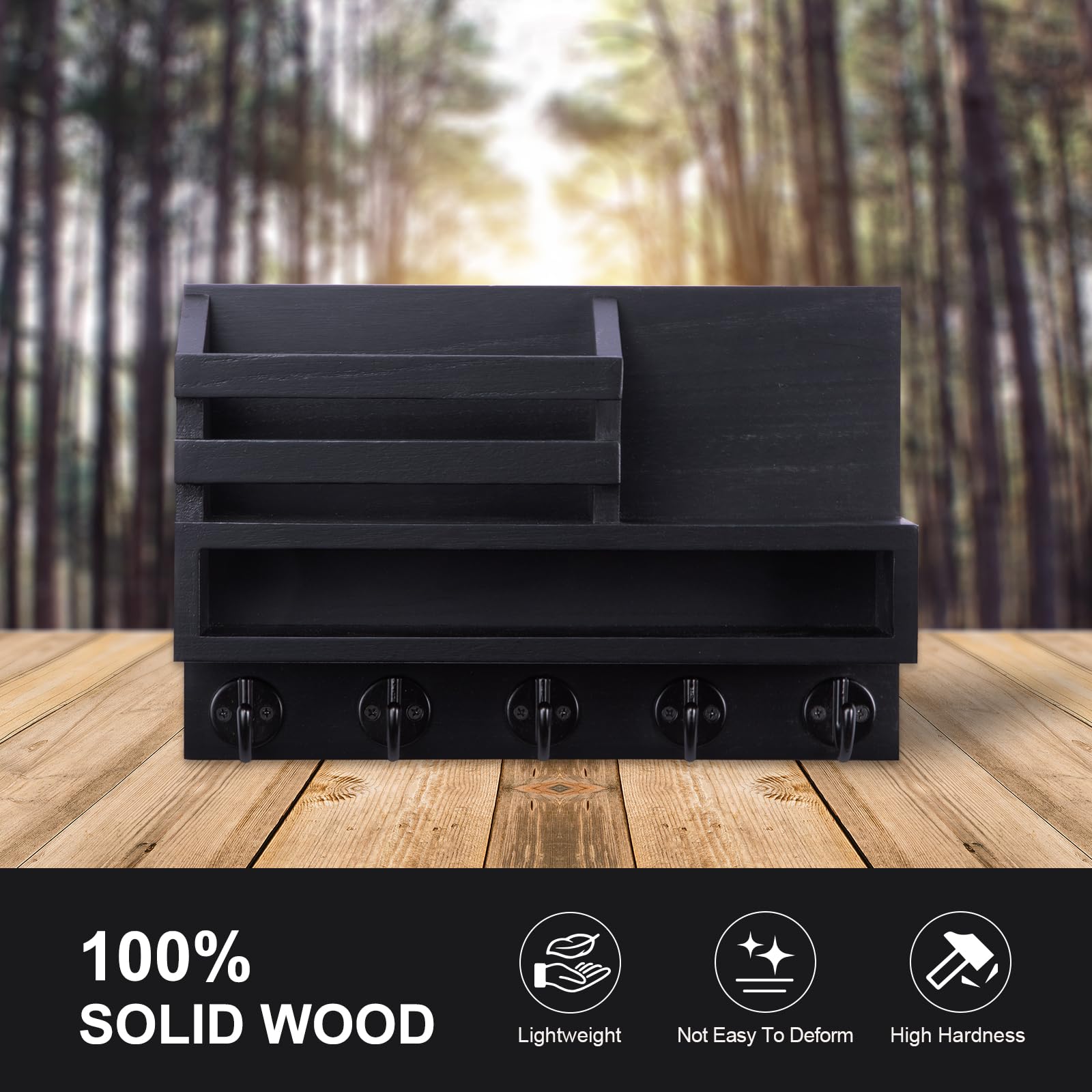 Lucundm pre-assembled wall mount installs quickly with included hardware.