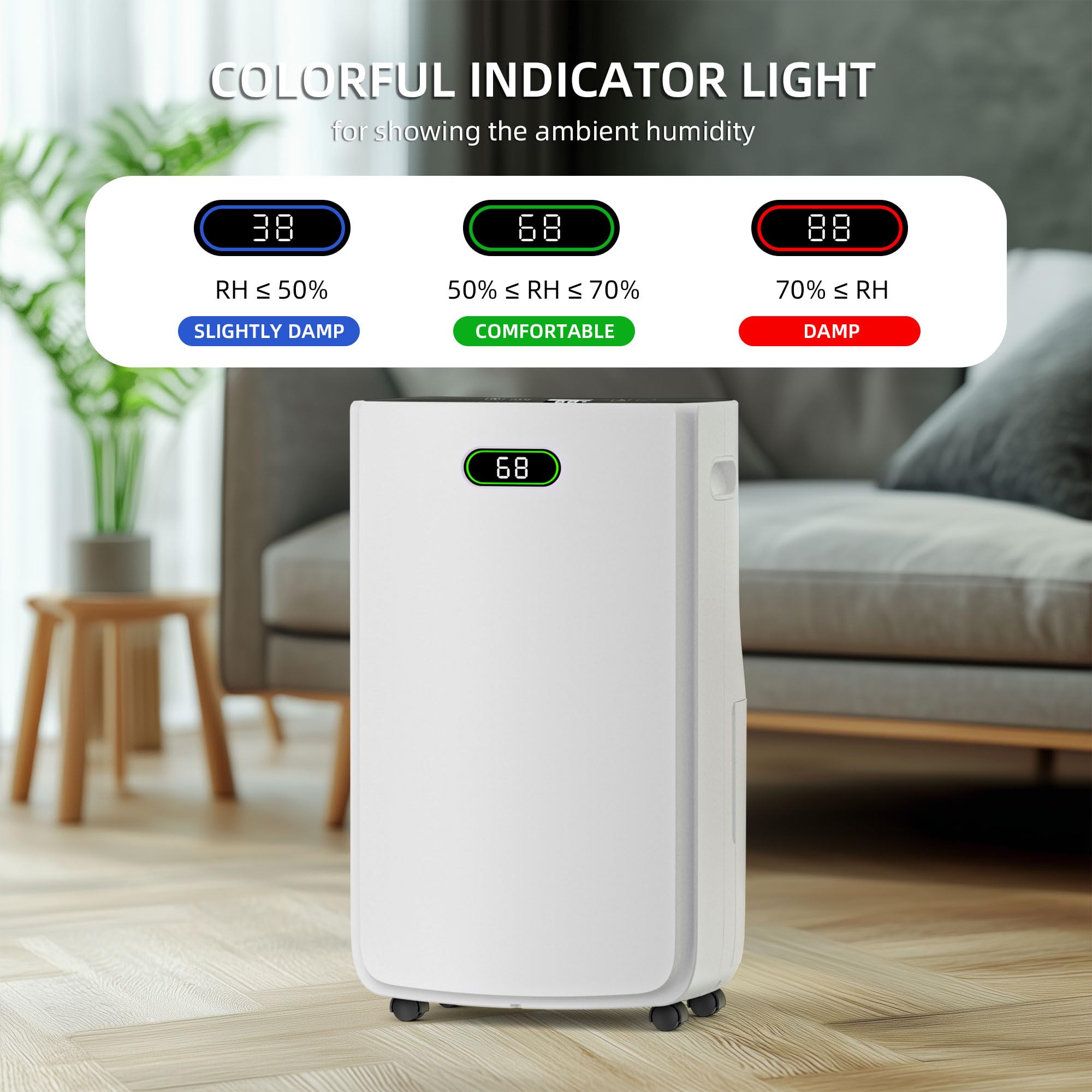Ludatido smart touch control panel for quick adjustments