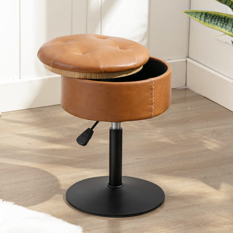 LUE BONA 360° swivel vanity stool for flexible dressing at the dresser.