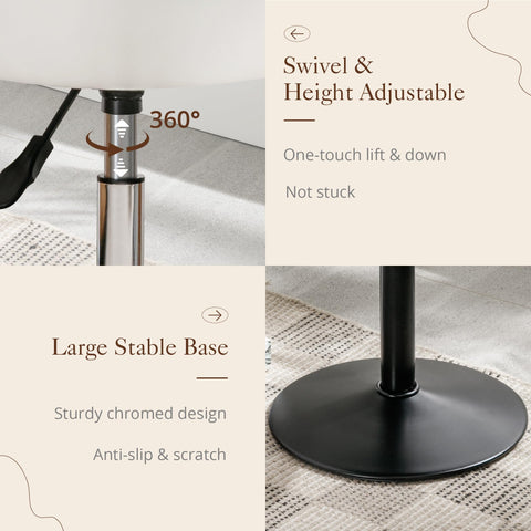 LUE BONA rounded base provides sturdy support and protects floors.