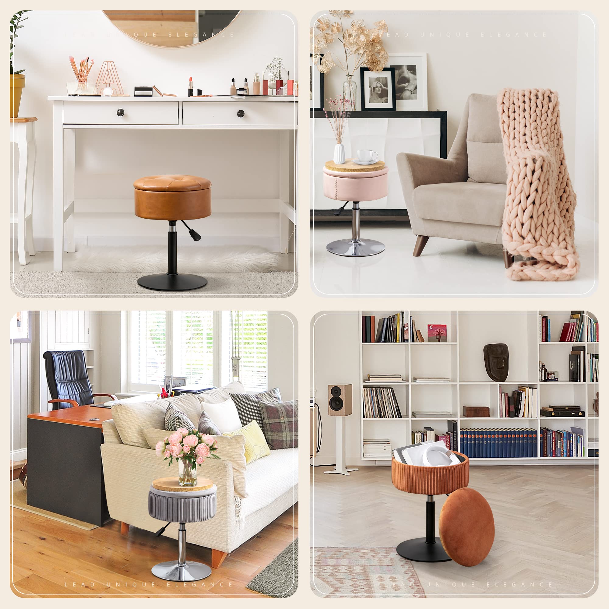LUE BONA versatile design fits bathroom, bedroom, or living spaces.